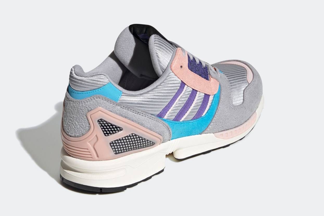 【販売リンクあり】4/21発売 ADIDAS ZX 8000 "GREY/PURPLE" 抽選/定価/販売店舗まとめ 7枚目