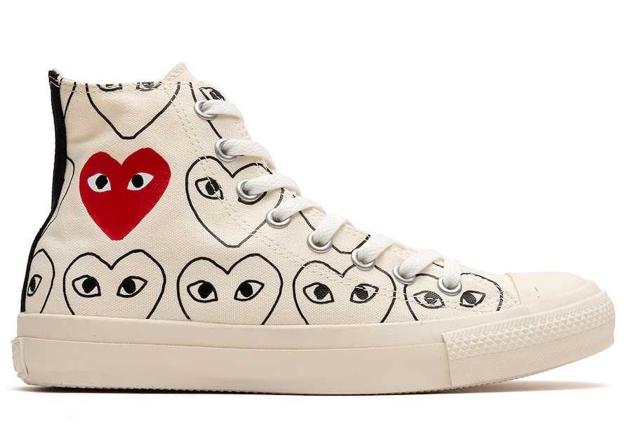 【販売リンクあり】4/29発売 CDG PLAY × CHUCK TAYLOR 70 抽選/定価/販売店舗まとめ 4枚目