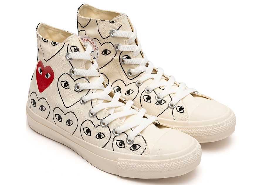【販売リンクあり】4/29発売 CDG PLAY × CHUCK TAYLOR 70 抽選/定価/販売店舗まとめ 3枚目