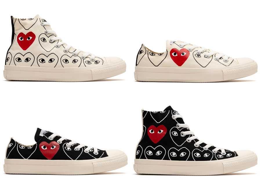 【販売リンクあり】4/29発売 CDG PLAY × CHUCK TAYLOR 70 抽選/定価/販売店舗まとめ 2枚目