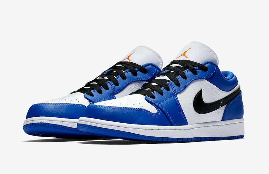 【近日発売】NIKE AIR JORDAN 1 LOW "WHITE/BLUE/ORANGE" 抽選/定価/販売店舗まとめ