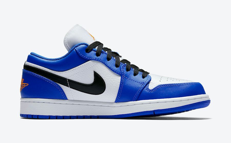 【近日発売】NIKE AIR JORDAN 1 LOW "WHITE/BLUE/ORANGE" 抽選/定価/販売店舗まとめ 3枚目