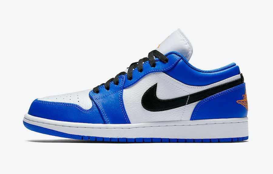 【近日発売】NIKE AIR JORDAN 1 LOW "WHITE/BLUE/ORANGE" 抽選/定価/販売店舗まとめ 2枚目
