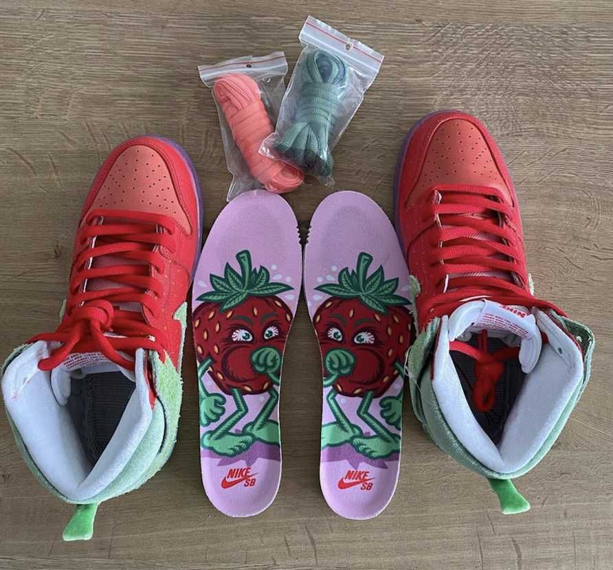 【スニダンで購入可】10/30発売 Nike SB Dunk High "Strawberry Cough" 抽選/定価/販売店舗まとめ 19枚目