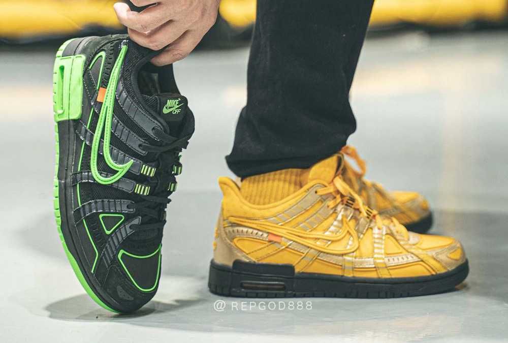 【スニダンで購入可】OFF-WHITE×NIKE AIR RUBBER DUNK 3COLORS 抽選/定価/販売店舗まとめ 37枚目