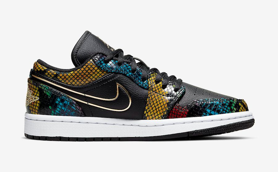 【5/1海外発売】AIR JORDAN 1 LOW "MULTI SNAKESKIN" 抽選/定価/販売店舗まとめ 4枚目