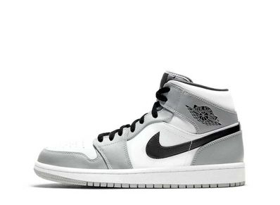 Air jordan 1 mid light smoke grey best sale