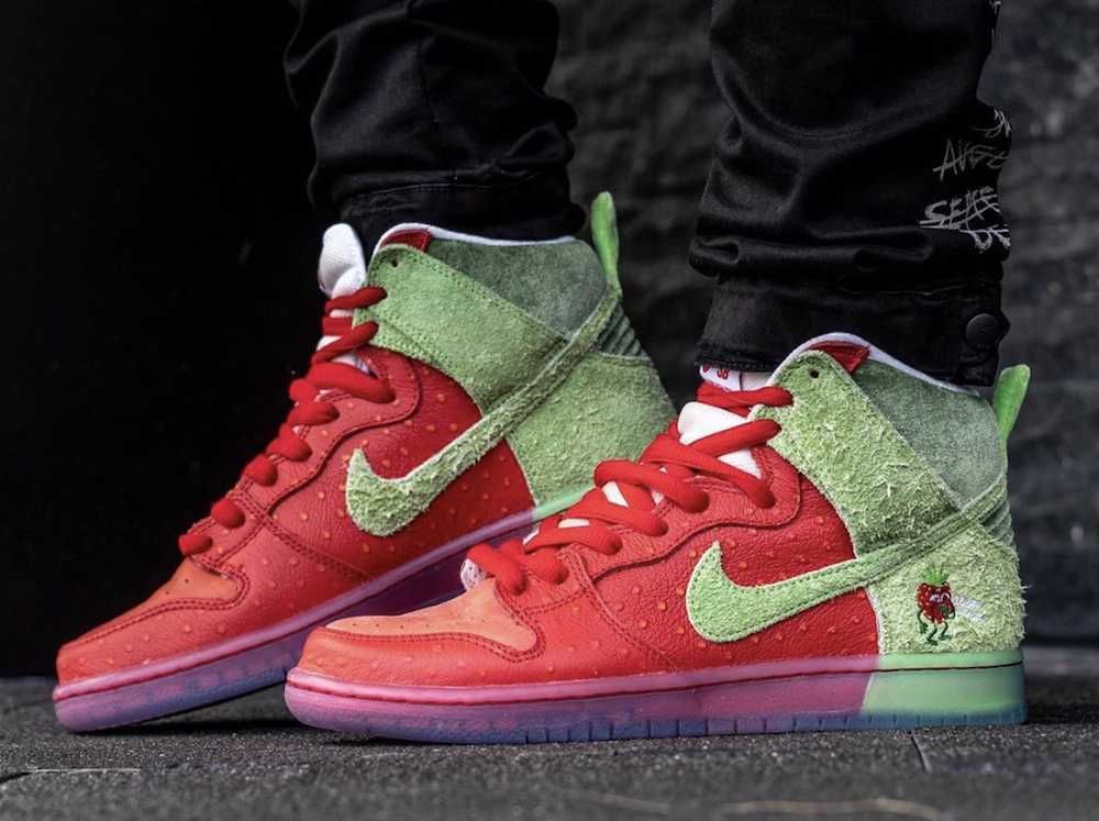 【スニダンで購入可】10/30発売 Nike SB Dunk High "Strawberry Cough" 抽選/定価/販売店舗まとめ 6枚目