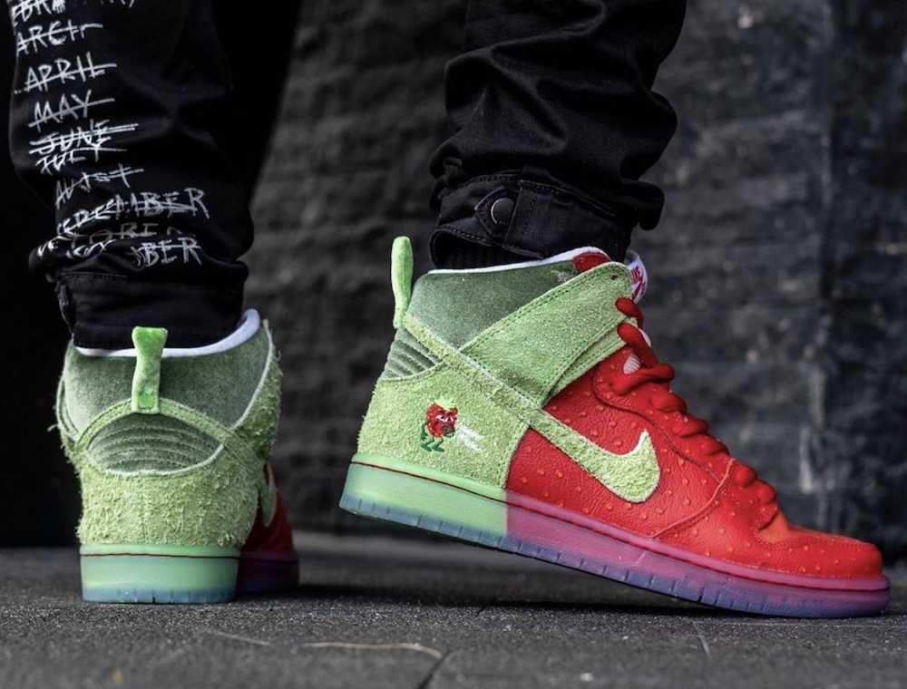 【スニダンで購入可】10/30発売 Nike SB Dunk High "Strawberry Cough" 抽選/定価/販売店舗まとめ 9枚目