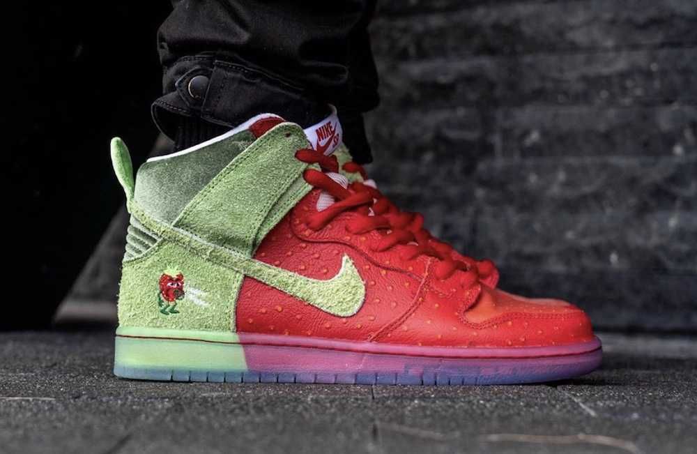 【スニダンで購入可】10/30発売 Nike SB Dunk High "Strawberry Cough" 抽選/定価/販売店舗まとめ 8枚目