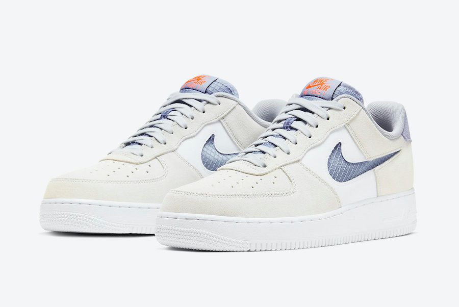 【スニダンで購入可】5/1発売 NIKE AIR FORCE 1'07 LV8 "INDIGO FOG" 抽選/定価/販売店舗まとめ 3枚目