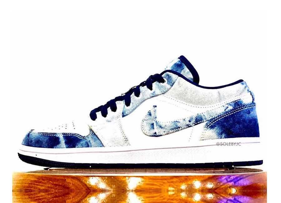 【2020年夏発売】NIKE AIR JORDAN 1 LOW "WASHED DENIM" 抽選/定価/販売店舗まとめ 9枚目