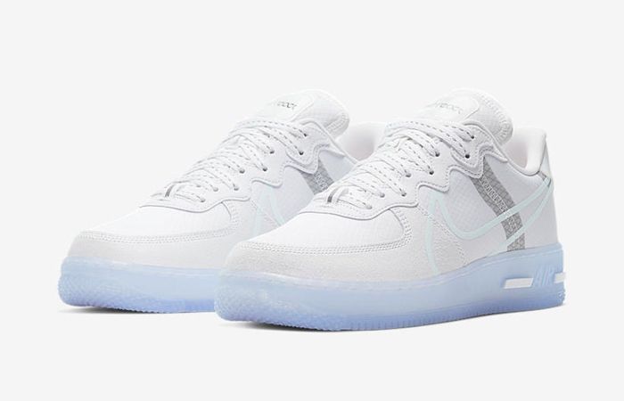 【スニダンで購入可】5/8発売 NIKE AIR FORCE 1 REACT QS D/MS/X "WHITE" 抽選/定価/販売店舗あり 4枚目