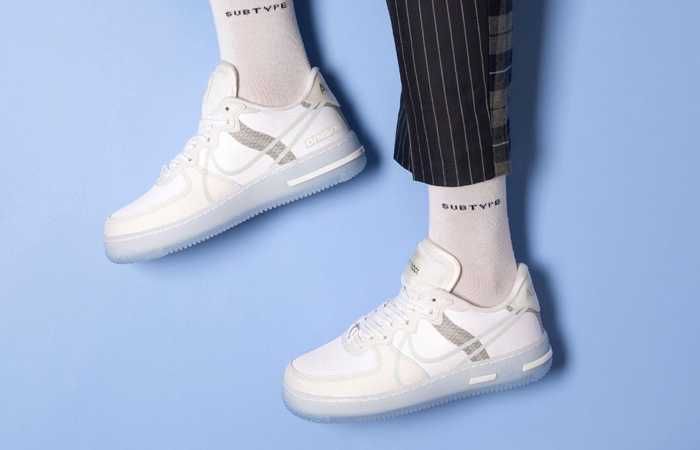 【スニダンで購入可】5/8発売 NIKE AIR FORCE 1 REACT QS D/MS/X "WHITE" 抽選/定価/販売店舗あり 2枚目