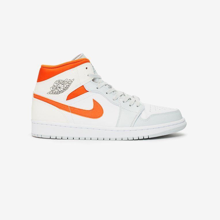 【販売リンクあり】5/5発売 NIKE AIR JORDAN 1 MID "WHITE/STARFISH-PURE PLATINUM-SAIL" 抽選/定価/販売店舗まとめ 2枚目