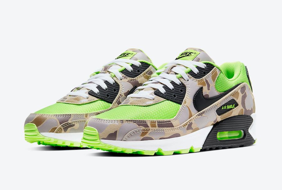 【スニダンで取扱中】NIKE AIR MAX 90 "GREEN CAMO" 抽選/定価/販売店舗まとめ 9枚目