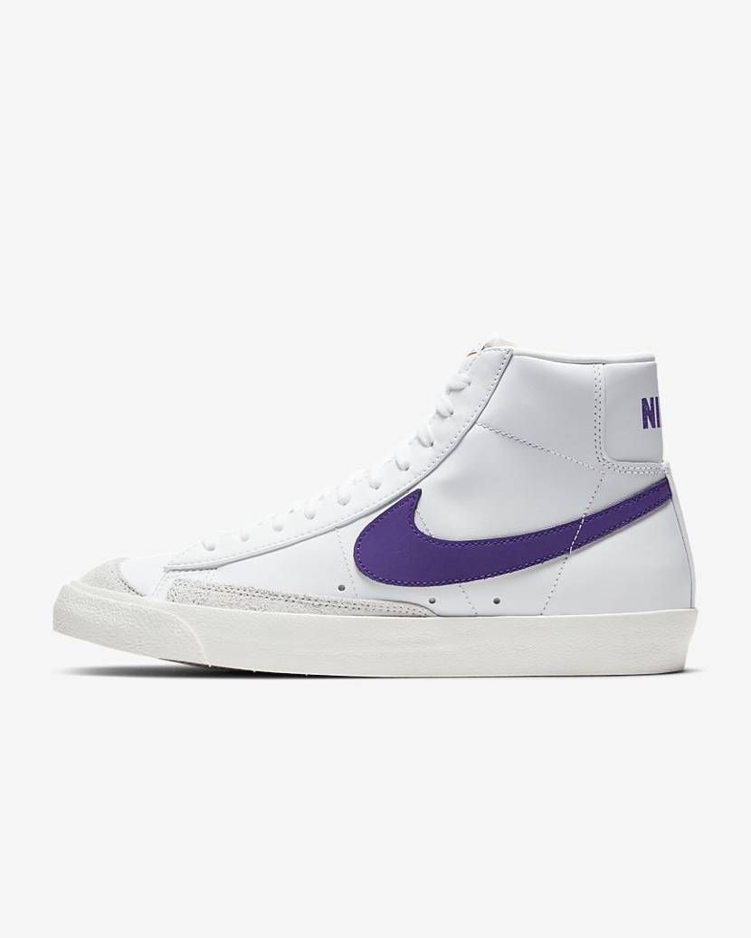 【スニダンで購入可】5/20発売 NIKE BLAZER MID '77 VINTAGE "WHITE/SAIL/VONTAGE PORPLE" 抽選/定価販売店舗まとめ 6枚目