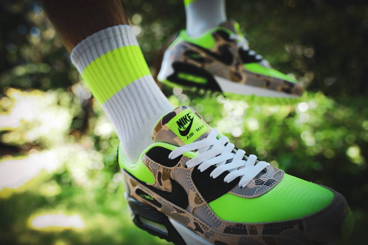 【スニダンで取扱中】NIKE AIR MAX 90 "GREEN CAMO" 抽選/定価/販売店舗まとめ 3枚目