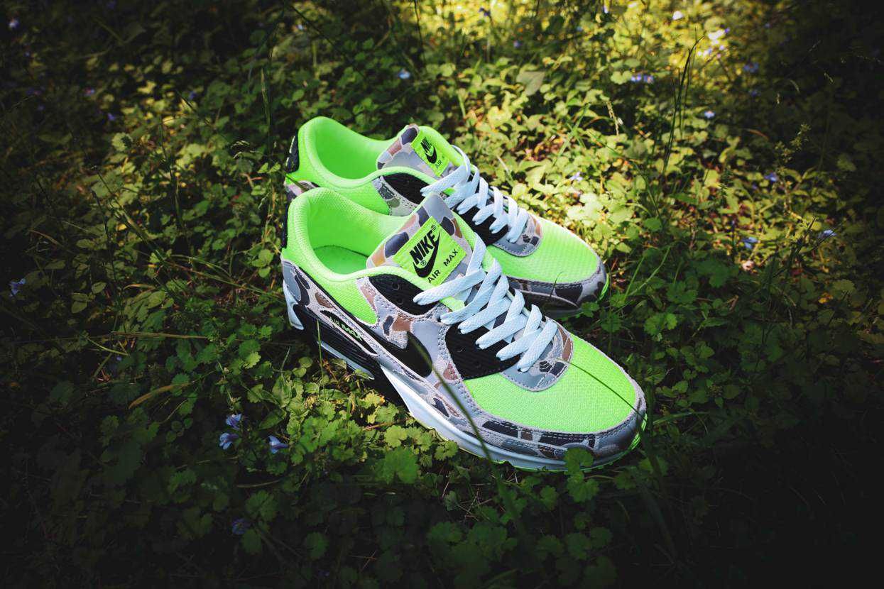 【スニダンで取扱中】NIKE AIR MAX 90 "GREEN CAMO" 抽選/定価/販売店舗まとめ 5枚目