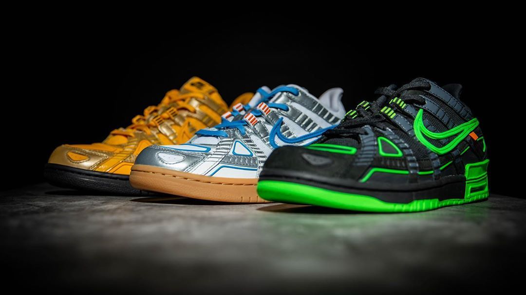 【スニダンで購入可】OFF-WHITE×NIKE AIR RUBBER DUNK 3COLORS 抽選/定価/販売店舗まとめ 27枚目