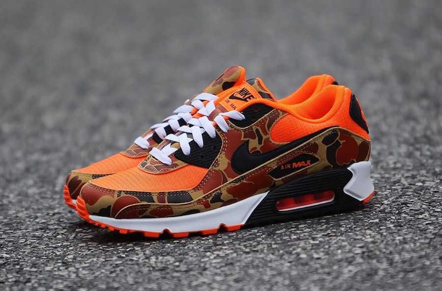 【6/19 発売】NIKE AIR MAX 90 "ORANGE CAMO" 抽選/定価/販売店舗まとめ