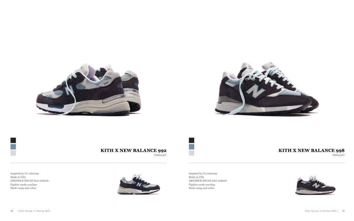 【販売リンクあり】5/22発売 KITH × NEW BALANCE 992 & 998 "STEEL BLUE" 抽選/定価/販売店舗あり 4枚目