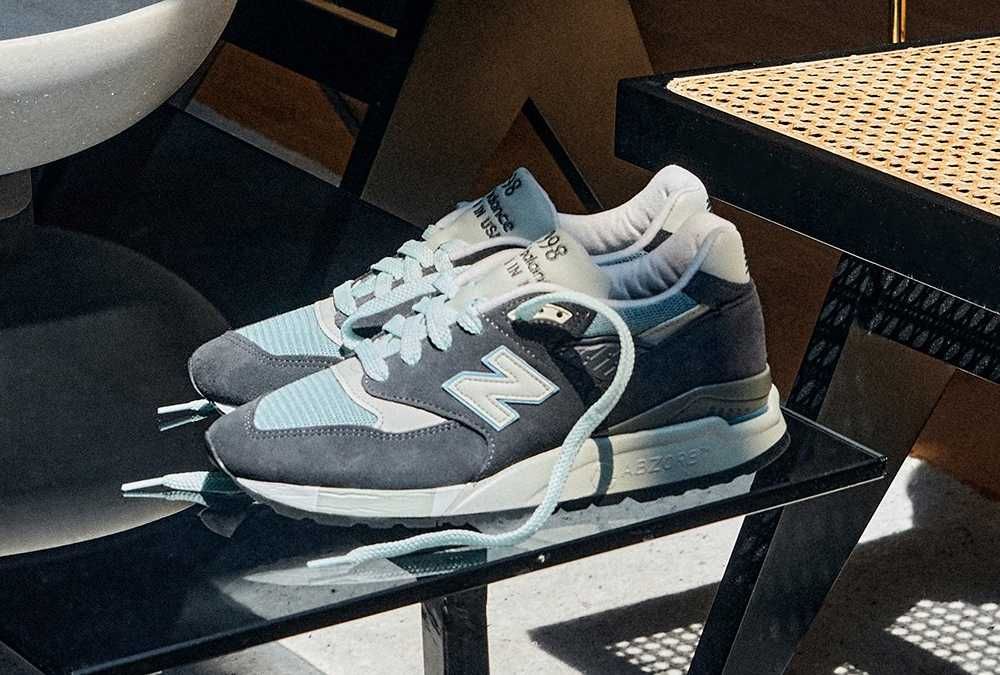 【販売リンクあり】5/22発売 KITH × NEW BALANCE 992 & 998 "STEEL BLUE" 抽選/定価/販売店舗あり 2枚目