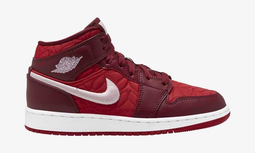 【近日発売】NIKE AIR JORDAN 1 MID GS "RED QUILT” 抽選/定価/販売店舗まとめ