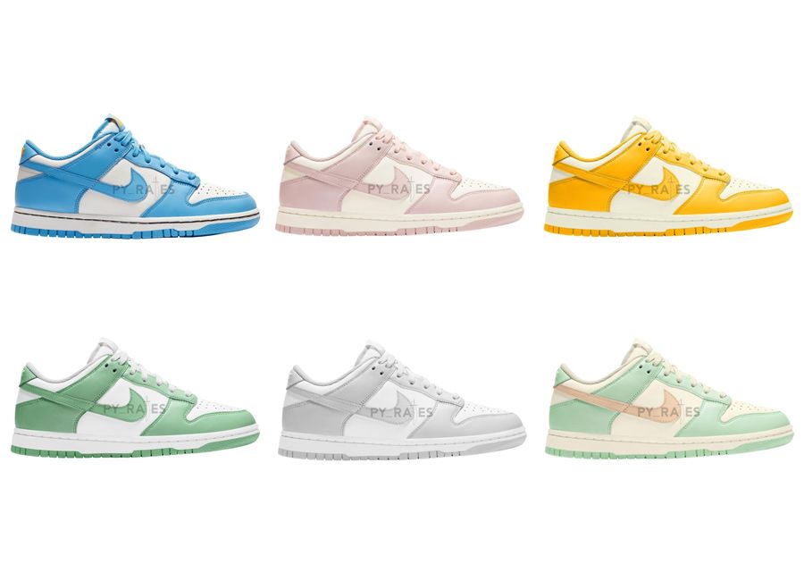 【2021年発売予定】NIKE WMNS DUNK LOW 6 COLORS 抽選/定価/販売店舗まとめ