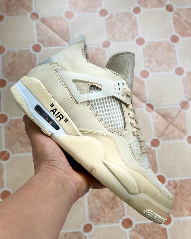 【スニダンで購入可】7/25発売 OFF-WHITE × NIKE WMNS AIR JORDAN 4 SP WMNS "SAIL" 抽選/定価/販売店舗まとめ 48枚目