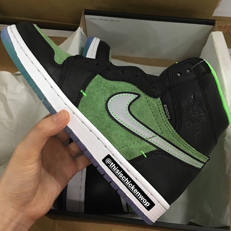 【8/14発売】NIKE AIR JORDAN 1 HIGH ZOOM "RAGE GREEN" 抽選/定価/販売店舗まとめ 12枚目