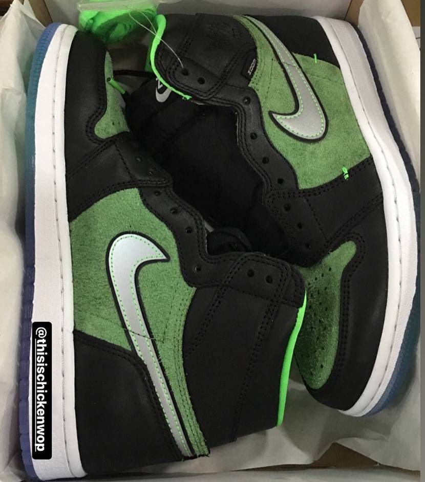 【8/14発売】NIKE AIR JORDAN 1 HIGH ZOOM "RAGE GREEN" 抽選/定価/販売店舗まとめ 13枚目