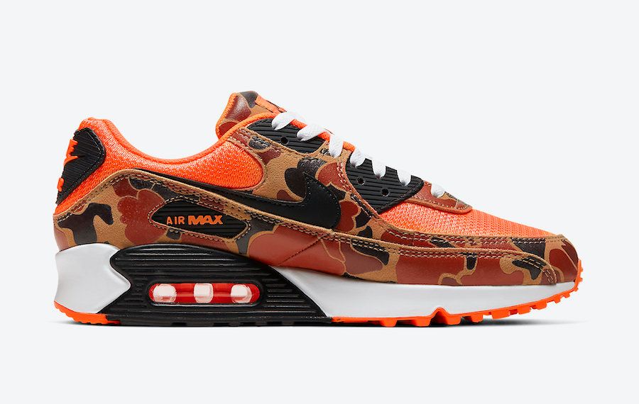 【スニダンで取扱中】NIKE AIR MAX 90 ORANGE CAMO 抽選/定価/販売店舗まとめ 7枚目