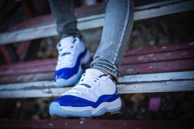 【販売リンクあり】6/17発売 NIKE WMNS AIR JORDAN 11 LOW "CONCORD SKETCH" 抽選/定価/販売店舗まとめ 4枚目