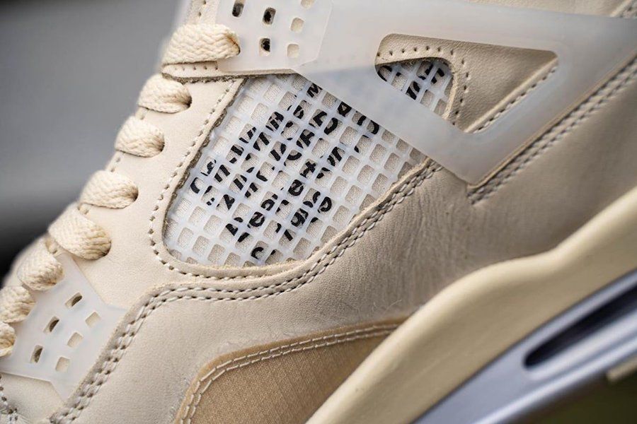 【スニダンで購入可】7/25発売 OFF-WHITE × NIKE WMNS AIR JORDAN 4 SP WMNS "SAIL" 抽選/定価/販売店舗まとめ 37枚目