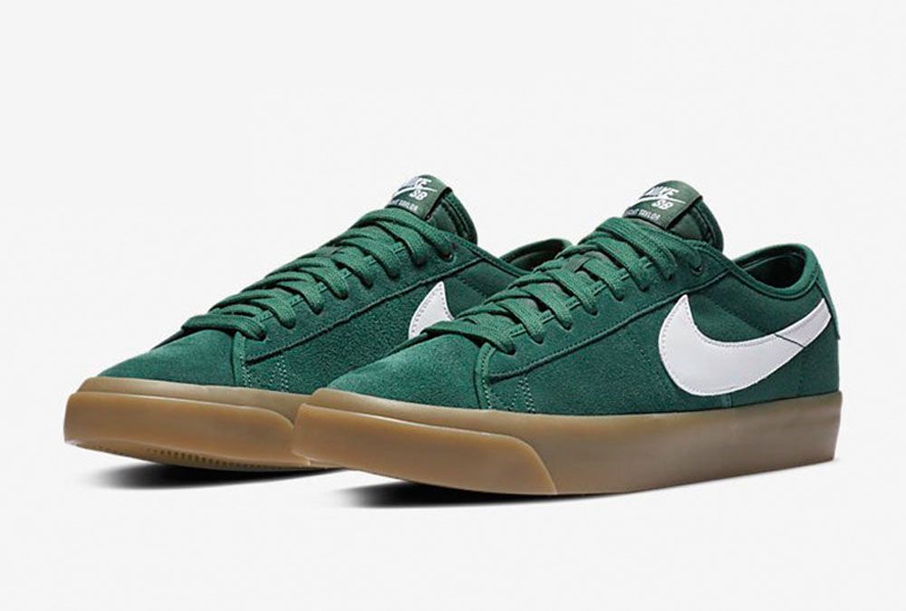 【スニダンで購入可】6/13発売 NIKE SB ZOOM BLAZER LOW PRO GT QS GREEN GUM 抽選/定価/販売店舗まとめ 3枚目