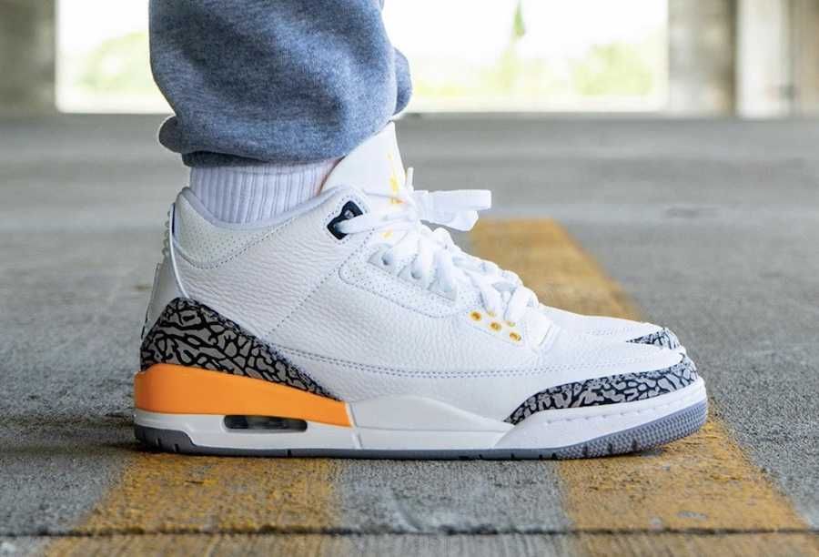 【販売リンクあり】8/22発売 NIKE WMNS AIR JORDAN 3 "LASER ORANGE" 抽選/定価/販売店舗まとめ 5枚目