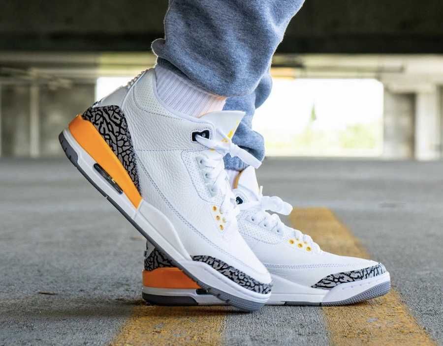 【販売リンクあり】8/22発売 NIKE WMNS AIR JORDAN 3 "LASER ORANGE" 抽選/定価/販売店舗まとめ 6枚目