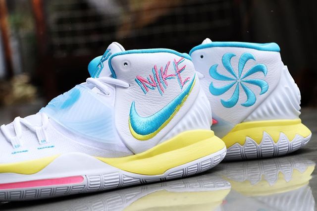 【販売リンクあり】6/1発売 NIKE KYRIE 6 "WHITE/MULTI" 抽選/定価/販売店舗まとめ 2枚目