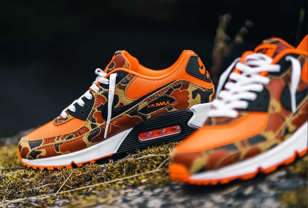 【スニダンで取扱中】NIKE AIR MAX 90 ORANGE CAMO 抽選/定価/販売店舗まとめ 3枚目