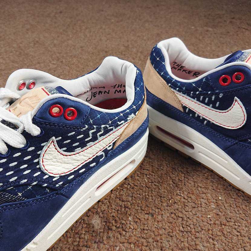 【スニダンで購入可】DENHAM × NIKE AIR MAX 1 "BLUE VOID" 抽選/定価/販売店舗まとめ 30枚目