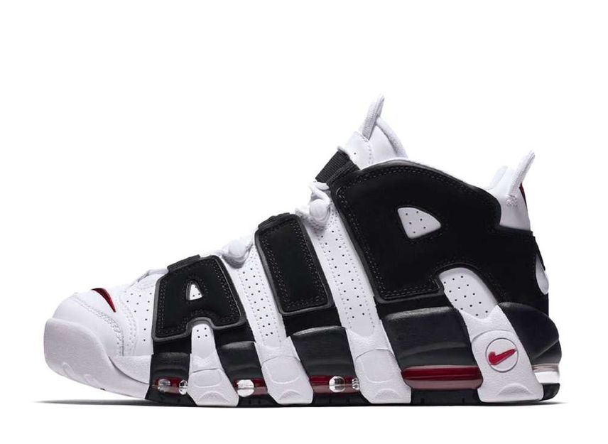 Nike Air More up Tempo White Black University Red 2018