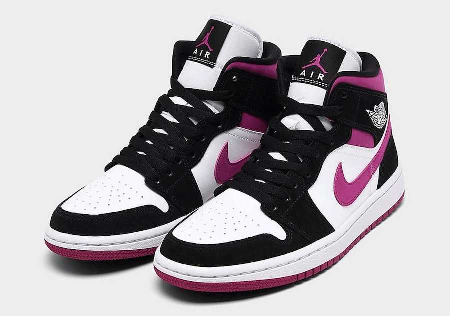【販売リンクあり】7/1発売 NIKE WMNS AIR JORDAN 1 MID MAGENTA 抽選/定価/販売店舗あり 5枚目