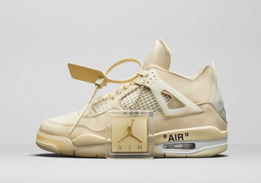 【スニダンで購入可】7/25発売 OFF-WHITE × NIKE WMNS AIR JORDAN 4 SP WMNS "SAIL" 抽選/定価/販売店舗まとめ 25枚目