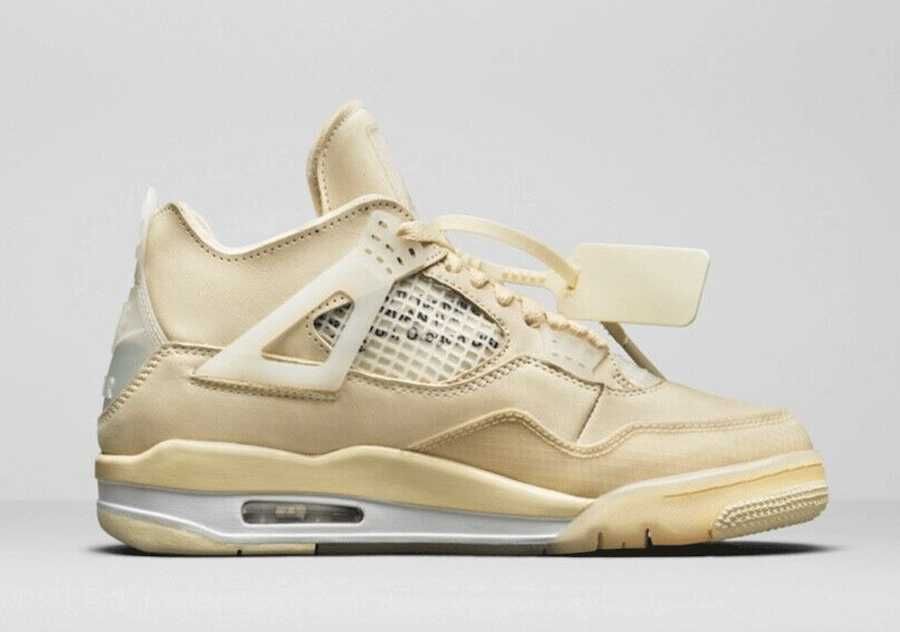 【スニダンで購入可】7/25発売 OFF-WHITE × NIKE WMNS AIR JORDAN 4 SP WMNS "SAIL" 抽選/定価/販売店舗まとめ 24枚目