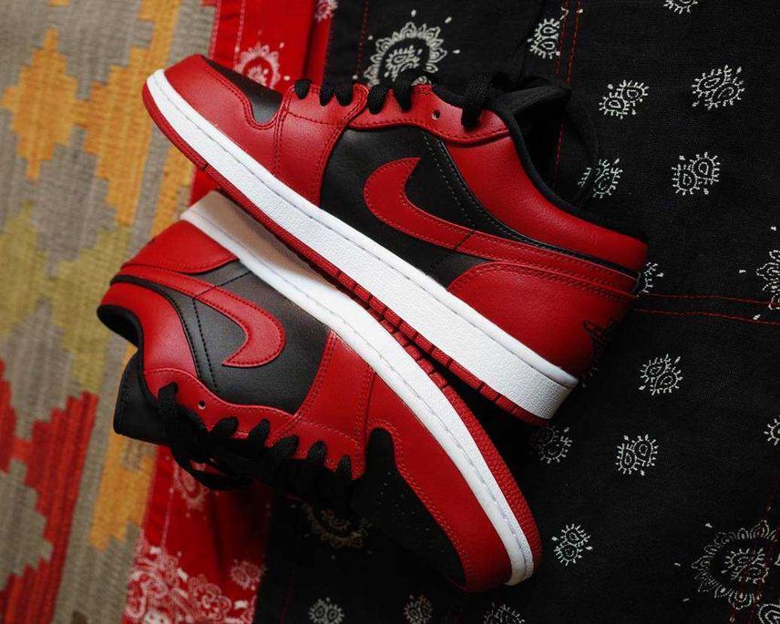 【販売リンクあり】7/1発売 NIKE AIR JORDAN 1 LOW "VARSITY RED" 抽選/定価/販売店舗あり