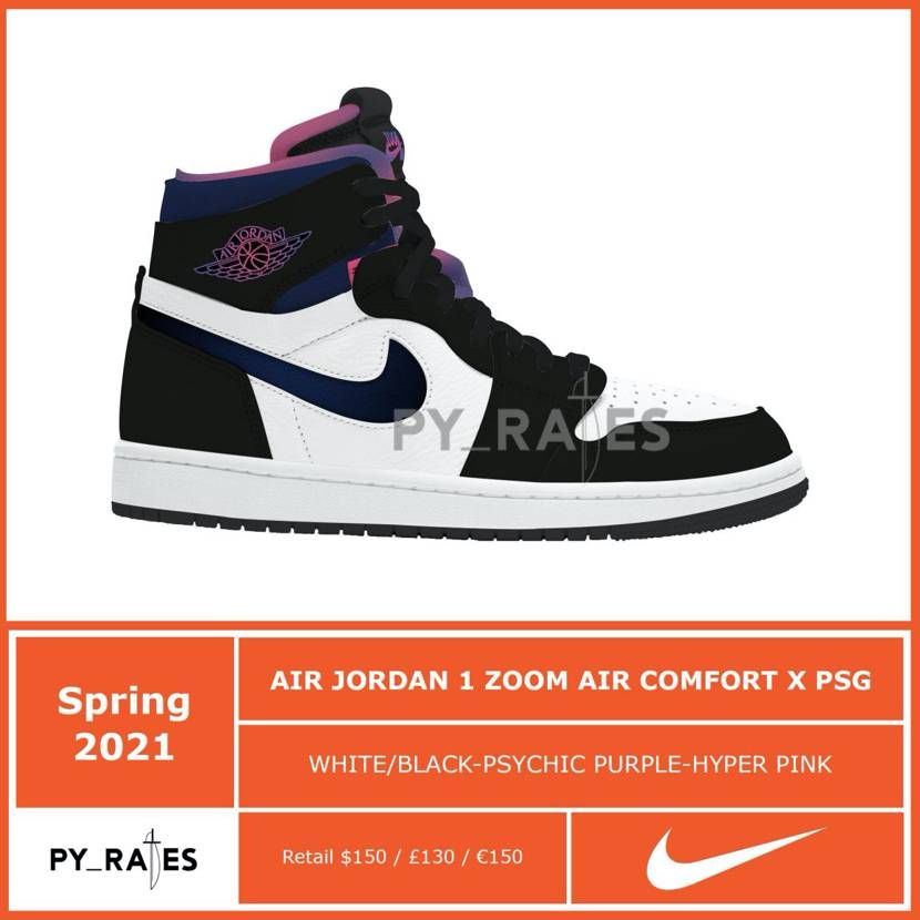 【スニダンで購入可】2/5・2/17発売 PSG × NIKE AIR JORDAN 1 ZOOM AIR COMFORT 抽選/定価/販売店舗まとめ 26枚目