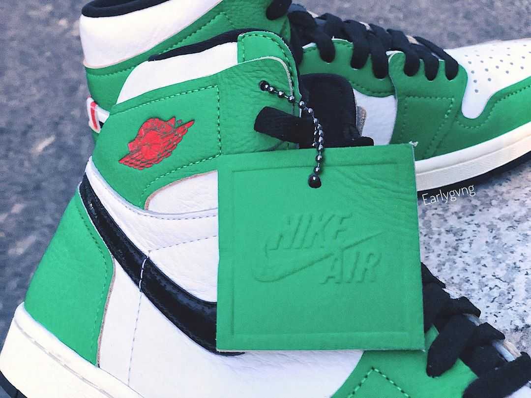 【スニダンで購入可】NIKE AIR JORDAN 1 HIGH OG LUCKY GREEN/WHITE-SAIL-BLACK  抽選/定価/販売店舗まとめ 17枚目