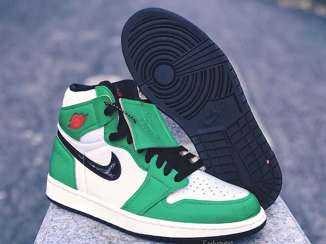 【スニダンで購入可】NIKE AIR JORDAN 1 HIGH OG LUCKY GREEN/WHITE-SAIL-BLACK  抽選/定価/販売店舗まとめ 14枚目