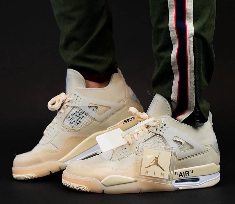 【スニダンで購入可】7/25発売 OFF-WHITE × NIKE WMNS AIR JORDAN 4 SP WMNS "SAIL" 抽選/定価/販売店舗まとめ 16枚目